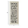 Slickblue Pet Loss Wall Decor – Sentimental Dog Quote Wood Sign – Rustic Home Accent for Dog Owners 7x18, Color Options - 3 of 3