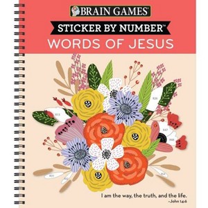 Brain Games - Sticker by Number: Words of Jesus (28 Images to Sticker) - by  Publications International Ltd & Brain Games & New Seasons - 1 of 1