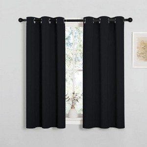 NICETOWN Grommet Top Blackout Curtains, Thermal Insulated Noise Reducing Window Drapes (Set of 2) - 1 of 4