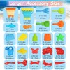 Beach Sand Toys Set, 24PCS Sandbox Toys with Mesh Backpack, 2 Buckets, Molds, Shovels, Rakes, Watering Can - 4 of 4
