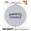 Marietta College Secondary Logo Automotive Car Window Locker Circle Bumper Sticker - 3 of 4