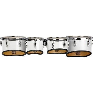 Mapex Qualifier Series Small Tenor Marching Quad 8, 10, 12, 13 in. Gloss White - 1 of 1