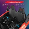 2 Seaters 24V Ride on UTV with Remote Control,10AH Battery, 400W Powerful Motors with 17" EVA Wheels - 2 of 4