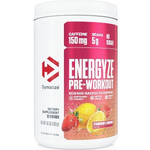 Dymatize Pre-Workout Nutrition Powder - Strawberry Lemonade - 14.1oz/30 Servings - 1 of 3
