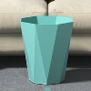 LunaLulinlk Green 2.7 Gallon Kitchen Trash Can, Trash Can for Bathroom Plastic Wastebasket Container Trash Can - 4 of 4