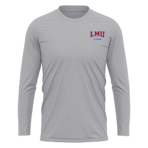 Loyola Marymount University Adult Sport Long Sleeve Left Chest Logo, Athletic Heather - 1 of 4