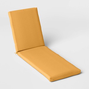 78"x24" Woven Outdoor Chaise Lounge Cushion - Threshold™ - 1 of 4
