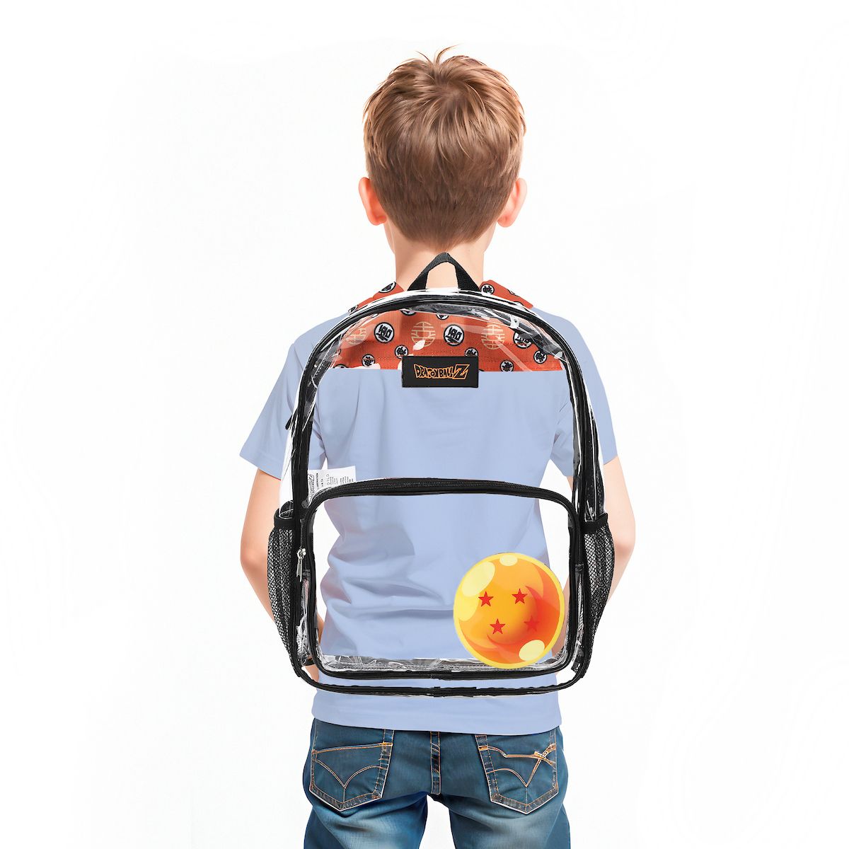 Dragon Ball Z Dragon Ball 16" Clear Backpack For School And Travel - thumbnail 7