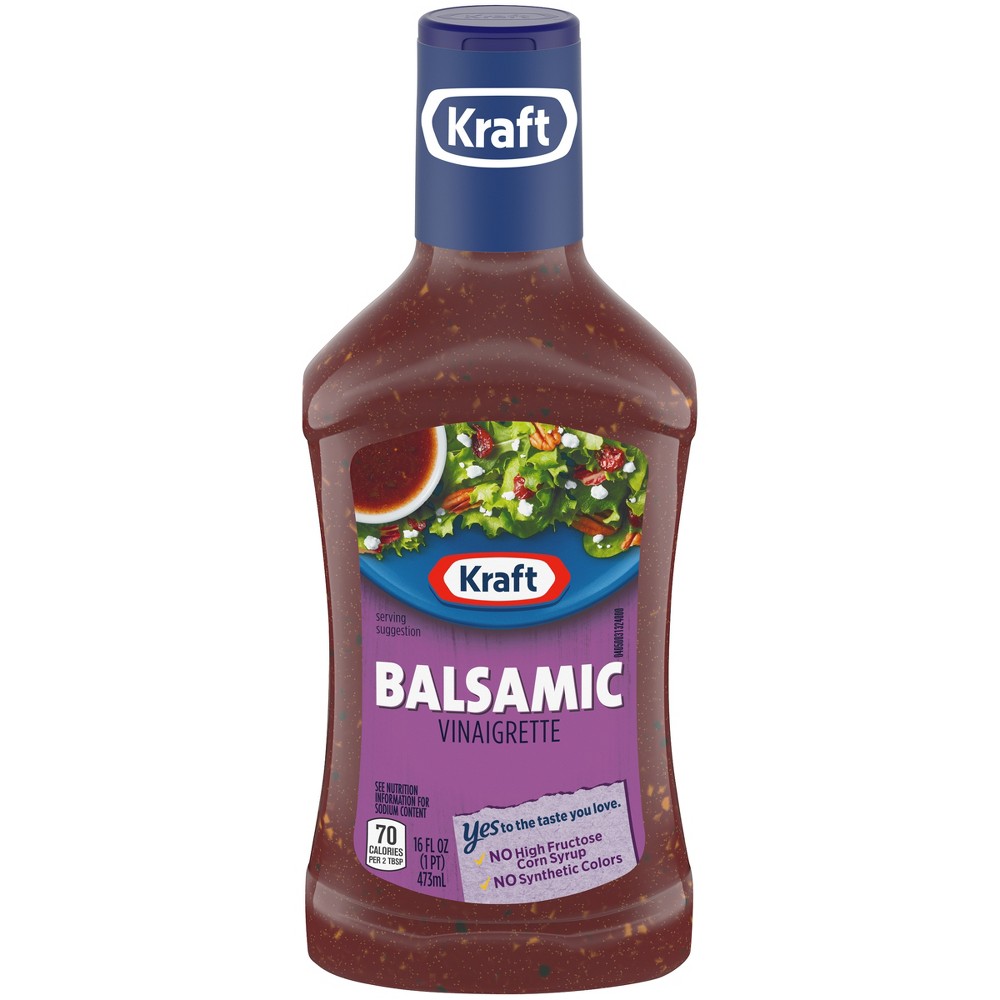 UPC 021000002825 product image for Kraft Balsamic Vinaigrette Salad Dressing 16 oz | upcitemdb.com