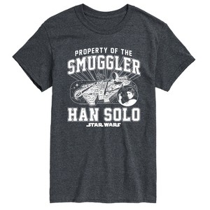 Men's - Star Wars - Property Of The Smuggler Han Solo Short Sleeve Graphic T-Shirt - 1 of 3