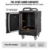 VEVOR Insulated Food Pan Carrier, 81 Qt Hot Box for Catering, Food Box Carrier with Double Buckles, Front Loading Food Warmer with Handles - 4 of 4