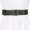 Allegra K Women's PU Leather Metal Pin Buckle Dress Pants Wide Belts - 4 of 4