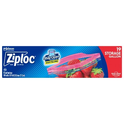 Ziploc Storage Gallon Bags : Target