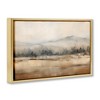 Stupell Industries Distant Tree Covered Mountain Floating Frame Canvas Art - 2 of 4
