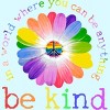 Men's Design By Humans In A World Where You Can Be Anything Be Kind Lgbt By DragonTee T-Shirt - Light Blue - Medium - 2 of 3