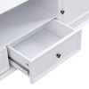 HDZNVF 70.9 inch Modern TV Stand for TVs up to 80 Inches, Entertainment Center with Open Compartment, White - 4 of 4