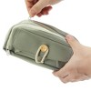 Unique Bargains Pencil Case Large Capacity Buttons Design for Office Organizer - 4 of 4