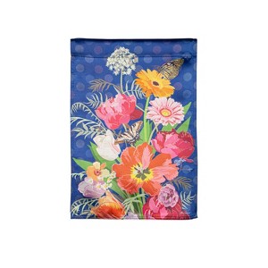 Bloom Boldly Lustre Garden Flag - 1 of 1