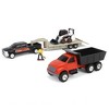 ERTL 1/64 Bobcat 5 Piece Construction Set with Dump Truck, Gooseneck Trailer, Man & Skid Loader 16502 - 3 of 4