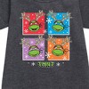 Girls' - Teenage Mutant Ninja Turtles - Reindeer Turtles Graphic Short Sleeve Fleece Dress - 2 of 3