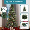 6ft Prelit Slim Fraser Grande Christmas Tree with 1628 Mixed PE & PVC Tips 300 Lights & 11 Light Modes - 4 of 4