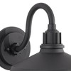 Franklin Iron Works Arnett Rustic Outdoor Wall Light Fixture Black Gooseneck Arm 10 1/2" for Post Exterior Barn Deck House Porch Yard Posts Patio Home - 3 of 4