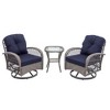 Sapphtopaz Outdoor Patio Furniture Set Rattan Chairs Leisure Patio Chairs with Cushions and Coffee Table for Backyard, Camping, Terrace - 3 of 4