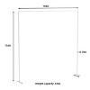 Artloge 9.8Ft Flexible adjustment Wedding Arch Backdrop Stand Rectangle Curtain Frame Flower Decoration Shelf for Wedding Venue Garden Arbor Decor - 3 of 4