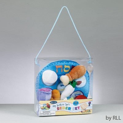 Rite Lite 8.25" Blue and White My Deluxe Soft Seder Play Set