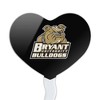 Bryant University Secondary Logo Heart Love Cupcake Picks Toppers Decoration Set of 6 - 2 of 4