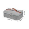 Unique Bargains Waterproof Durable Thermal Insulation Portable Lunch Bag 1 Pcs - 2 of 4