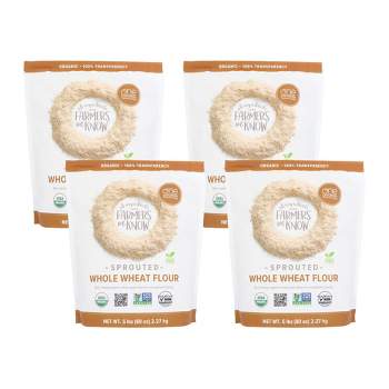One Degree Organic Foods Sprouted Whole Wheat Flour - Case of 4/80 oz