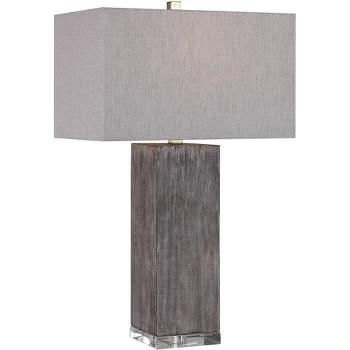 Uttermost Vilano 30" Modern Rustic Gray Table Lamp