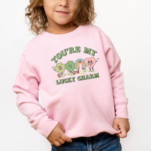 The Juniper Shop You're My Lucky Charm Clovers Toddler Sweatshirt - 1 of 4