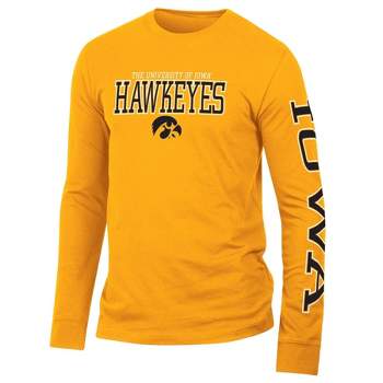 NCAA Iowa Hawkeyes Men's Long Sleeve T-Shirt