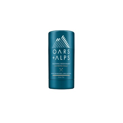 OARS + ALPS Men's Aluminum-Free Natural Deodorant - California Coast- 2.6oz