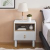 KTMBDW Small Nightstand Wood Bedside Table with Drawer, Modern End Table for Bedroom and Small Spaces, Solid Wood Legs, Easy Assembly - 2 of 4