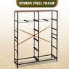 12-Drawer Tall Fabric Dresser with Wood Top and Steel Frame, Storage Chest of Drawers for Bedroom, Closet - 4 of 4