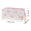 Unique Bargains Bow Pattern Makeup Bag 1 Pc - 2 of 4