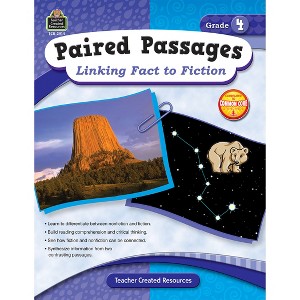Teacher Created Resources® Paired Passages Linking Fact to Fiction Book, Grade 4 - 1 of 1