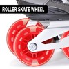 Unique Bargains Inline Skate Wheels with ABEC-7, 608ZZ Bearing Inline Skate Replacement Wheels 1 Pack, Red - 2 of 4