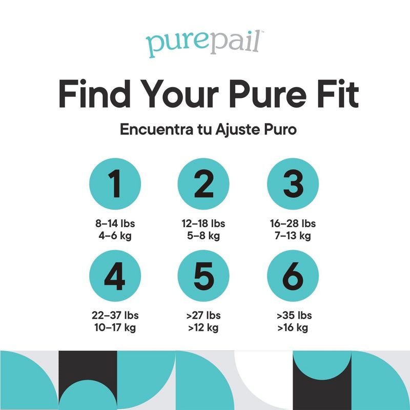 PurePail Disposable Diapers with Pure Fit, 2 of 5