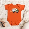 The Juniper Shop SmileyWorld Dump Truck Pumpkins Baby Short Sleeve Bodysuit - 3 of 4