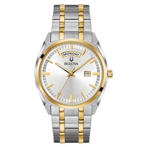 Bulova Men's Classic Surveyor 2-Hand Day/Date Quartz Watch, Luminous Hands, 39mm - 1 of 4