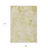 Gold Wheat And Ivory Floral Washable Indoor Outdoor Area Rug - 3 of 4