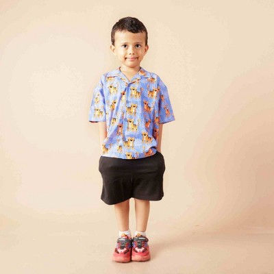Ola! Otter Relaxed Fit Shirt - Tiger Tale-Blue
