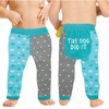 Collections Etc Paw Print Baby Leggings - 2 of 4