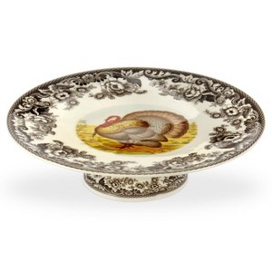 Spode Woodland Footed Cake Plate - Perfect for Thanksgiving - 1 of 3