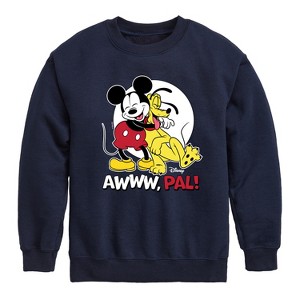 Boys' - Disney - Awww Pal Graphic Long Sleeve Fleece Sweatshirt - 1 of 4