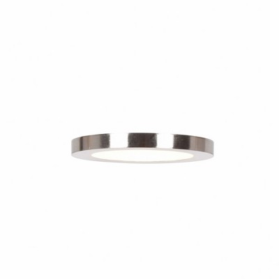 Access Lighting Disc 1 - Light Flush Mount in  Brushed Steel